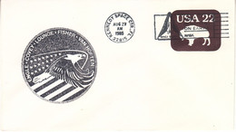 1985 USA  Space Shuttle Challenger STS-51F Mission And Spaceman Commemorative Cover - Nordamerika