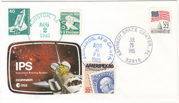 1985 USA  Space Shuttle Challenger STS-51F Mission And Instrument Pointing System Commemorative Cover - Nordamerika