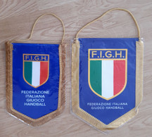 Pennant ITALY Handball Federation Big Captain Pennant Size 26x34 Cm! Small Captain Pennat Size 21x30 Cm!” - Handball