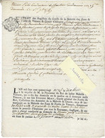 Généralité Bourges 1787 /Condamnation Conducteur Charbon Pour Forge /Vierzon & Grurie D'Aligny / Eaux & Forêts /18 Cher - Historical Documents