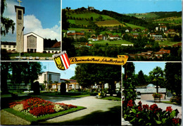 7960 - Oberösterreich - Bad Schallerbach , Lourdes Jubiläumskirche , Heilbad , Kurhaus , Quelle - Gelaufen 1971 - Bad Schallerbach