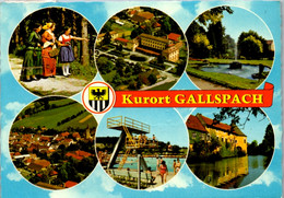 7985 - Oberösterreich - Gallspach , Kurort , Institut Zeileis , Mehrbildkarte - Gelaufen 1980 - Gallspach