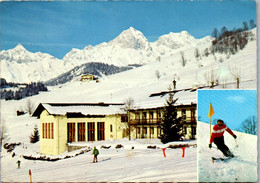 8017 - Salzburg - Hintermoos , Bundessportschule , Salzburger Land , Schlepplift - Gelaufen - Saalfelden