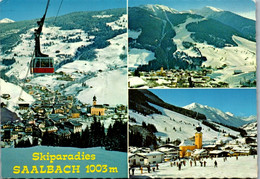 8041 - Salzburg - Saalbach Mit Schattbergbahn , Zwölferkogel , Gondel - Gelaufen 1980 - Saalbach