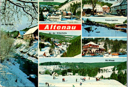 8151 - Deutschland - Altenau , Oberharz , Ortsansicht , An Der Silberhütte , Am Markt , Mehrbildkarte - Gelaufen 1982 - Altenau