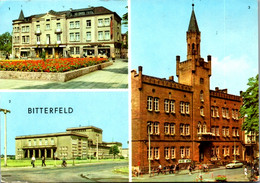 8152 - Deutschland - Bitterfeld , Hotel Central , Kulturpalast Wilhelm Pieck , Rathaus - Gelaufen - Bitterfeld