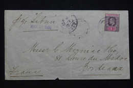 LEEWARDS ISLANDS - Enveloppe Pour La France En 1906 Par Le S/S Libun  - L 92822 - Leeward  Islands