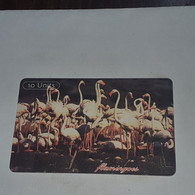 Tanzania-(TAZ-TT-12E)-flamingos-(14)-(10units)-(0010-523771)-used Card+1card Prepiad/gift Free - Tansania