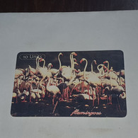 Tanzania-(TAZ-TT-12D)-flamingos-(16)-(10units)-(0011-238199)-used Card+1card Prepiad/gift Free - Tanzania