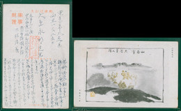 JAPAN WWII Military Shanxi Dagu Picture Postcard Central China Chine WW2 Japon Gippone - 1943-45 Shanghai & Nanking