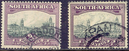 SOUTH AFRICA 1930 2 D. Government Building South Africa, MAJOR ERROR & VARIETY - Usati