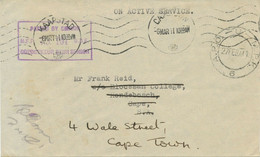 SOUTH AFRICA 1941 A.P.O. - U - M.P.K. / 6 CDS Fieldpost Cover W Machine KAAPSTAD - Brieven En Documenten
