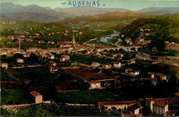 Aubenas * Vue Panoramique De La Commune Et Le Pont D'ucel - Aubenas