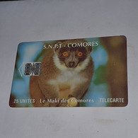 Comores-(KM-OPT-0008D)-moreno Logo-(2)-(25units)-(C62157632)-used Card+1card Prepiad/gift Free - Comoren