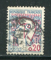 FRANCE- Y&T N°1282- Oblitéré - 1961 Marianne (Cocteau)