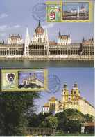 ROMANIA 2010: CITIES AND LANDSCAPES On Danube, 4 Maximum Cards Set - Registered Shipping! Envoi Enregistre! - Autres & Non Classés