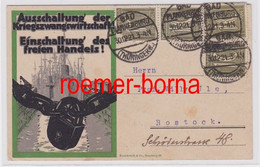74045 Propaganda Postkarte Ausschaltung Der Kriegszwangswirtschaft! 1921 - Non Classés