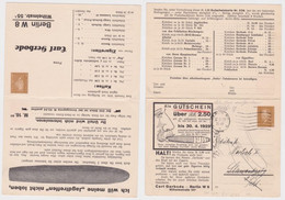 96635 Privatganzsache PP109/B1/014 Carl Gerbode Cigarren Berlin 1929 - Briefkaarten