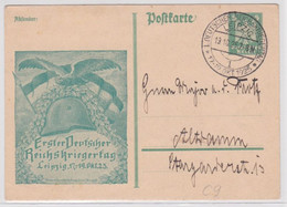 96550 Privatganzsache PP81/C9/06 Erster Deutscher Reichskriegertag Leipzig 1925 - Entiers Postaux