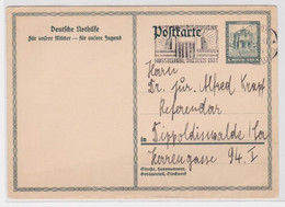 97688 DR Ganzsachen Postkarte P212I Deutsche Nothilfe Dresden - Dippoldiswalde - Tarjetas