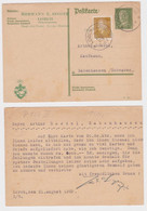 97004 DR Ganzsache Postkarte P180II Zudruck Hermann E. Sieger Lorch 1929 - Cartoline