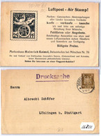 06200 DR Ganzsache Postkarte PP 77 B3 Markenhaus Heinrich Keimel Deisenhofen - Cartes Postales