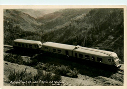 St Agrève * Le Cheylard * Carte Photo * Autorail * Train Ligne Chemin De Fer - Saint Agrève