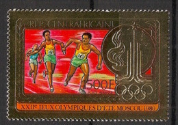 Centrafricaine - 1980 - Poste Aérienne PA N°Yv. 226 - Olympics / Moscou 80 OR - Neuf Luxe ** / MNH / Postfrisch - Central African Republic
