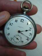 Montre Ancienne à Gousset  Chronomètre MAD. Remontoir Bloqué. - Watches: Bracket