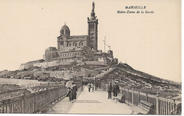 MARSEILLE - Notre-Dame De La Garde - Notre-Dame De La Garde, Funicular Y Virgen