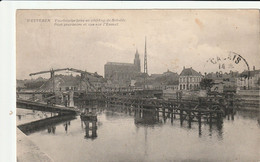 Wetteren : Voorlopige Brug En Zicht Op De Schelde -- 1919 - Wetteren