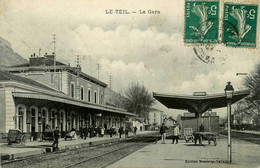 Le Teil * La Gare * Ligne Chemon De Fer De L'ardèche - Le Teil