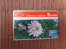 Gibraltar  Phonecard  Flowers  302 A Used  Rare - Gibilterra