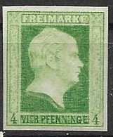 Prussia  Michel 4 Mh * 140 Euros 1856 With Watermark - Postfris