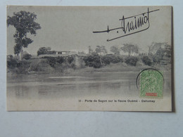 Africa Benin 409 Dahomey 10 Porte De Sagon Sur Le Fleuve Oueme River - Benin