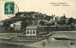 St Agrève * Vue Générale Du Village - Saint Agrève