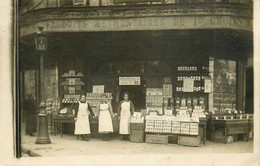 Paris * Carte Photo * Devanture De Grande épicerie & Alimentation * Commerce Magasin - Autres & Non Classés