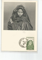 Timbre Publicite Ionyl  1952 Mauritanie Femme De La Tribu Ouled Ahmed Ben Daman - Otros & Sin Clasificación