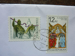 2012   2 Stamps Used On A Letter - Autres & Non Classés