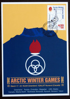 GREENLAND 2001  Arctic Winter Games Minr.365 Maxi CARDS ( Lot 321 ) - Cartes-Maximum (CM)