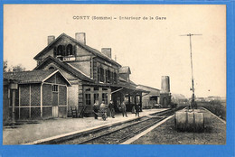 80 - Somme -  Conty - Interieur De La Gare  (N3909) - Conty
