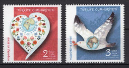 2021 TURKEY TOLERANCE AND AFFECTION DEFINITIVES MNH ** - Unused Stamps