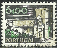 Portugal 1972-1981 1974 Paisagens E Monumentos Leça Do Bailio Monastery Cancel - Usado