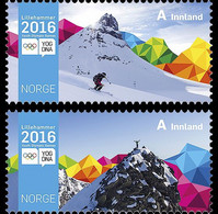 Norvège Norge Norway 1840/41 JO Hiver Lillehamer 2016 - Winter 2016: Lillehammer (Olympische Jeugdspelen)