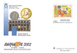 SPAIN - POSTAL STATIONARY ENVELOPE 2002 BARNA FIL MNH/unc / QE 22 - 1931-....