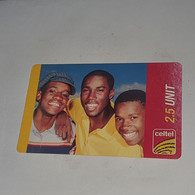 Zambia-(ZM-CEL-REF-0010A/2)-BOYS 3-(3)-(2.5unit)-(0847-6449-5573-21)-used Card+1card Prepiad Free - Zambia