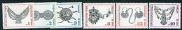 BULGARIA 1972 Antique Jewellery  MNH / **.  Michel  2206-11 - Unused Stamps