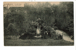 CPA-Carte Postale-Belgique-Thieghem  Grotte Dans Le Bois Avec Aquariums-1907-VM29295 - Anzegem