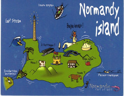 Royaume-Uni - Iles Anglo Normandes - Normandy Island - Carte Illustrée Heula - Humour - Autres & Non Classés