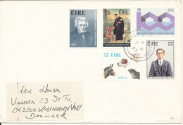 Ireland Cover Sent To Denmark 7-9-1983 - Lettres & Documents